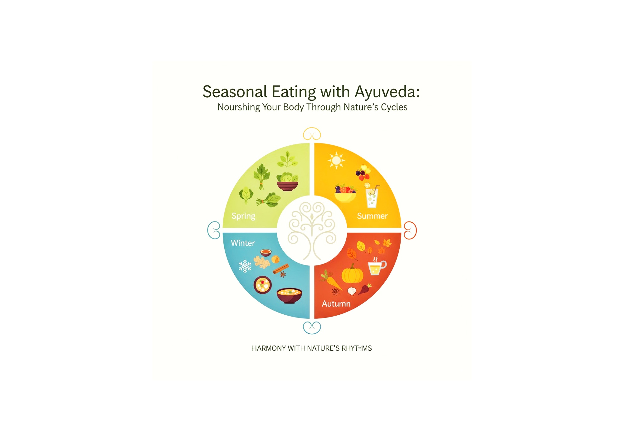 Seasonal Eating with Ayurveda: Nourishing Your Body Through Nature's Cycles